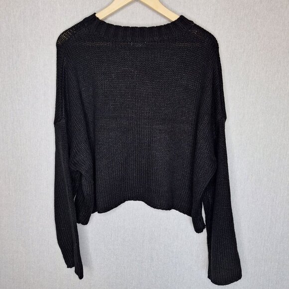 💙 Rue21 Oversized Soft Knit Mushroom Sweater Size XL/2X Cozy Warm Streetwear Cu - Picture 7 of 8